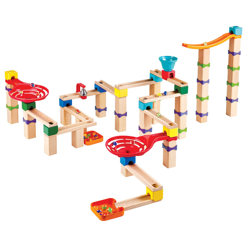 Hape - Tricks N Twists Marble Track 129Pcs