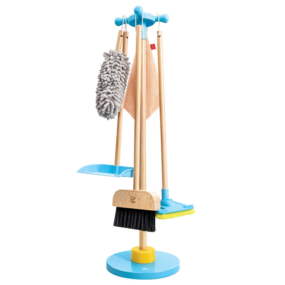 Hape Clean-Up Broom Set Playroom Cleaning Playset - 6pcs