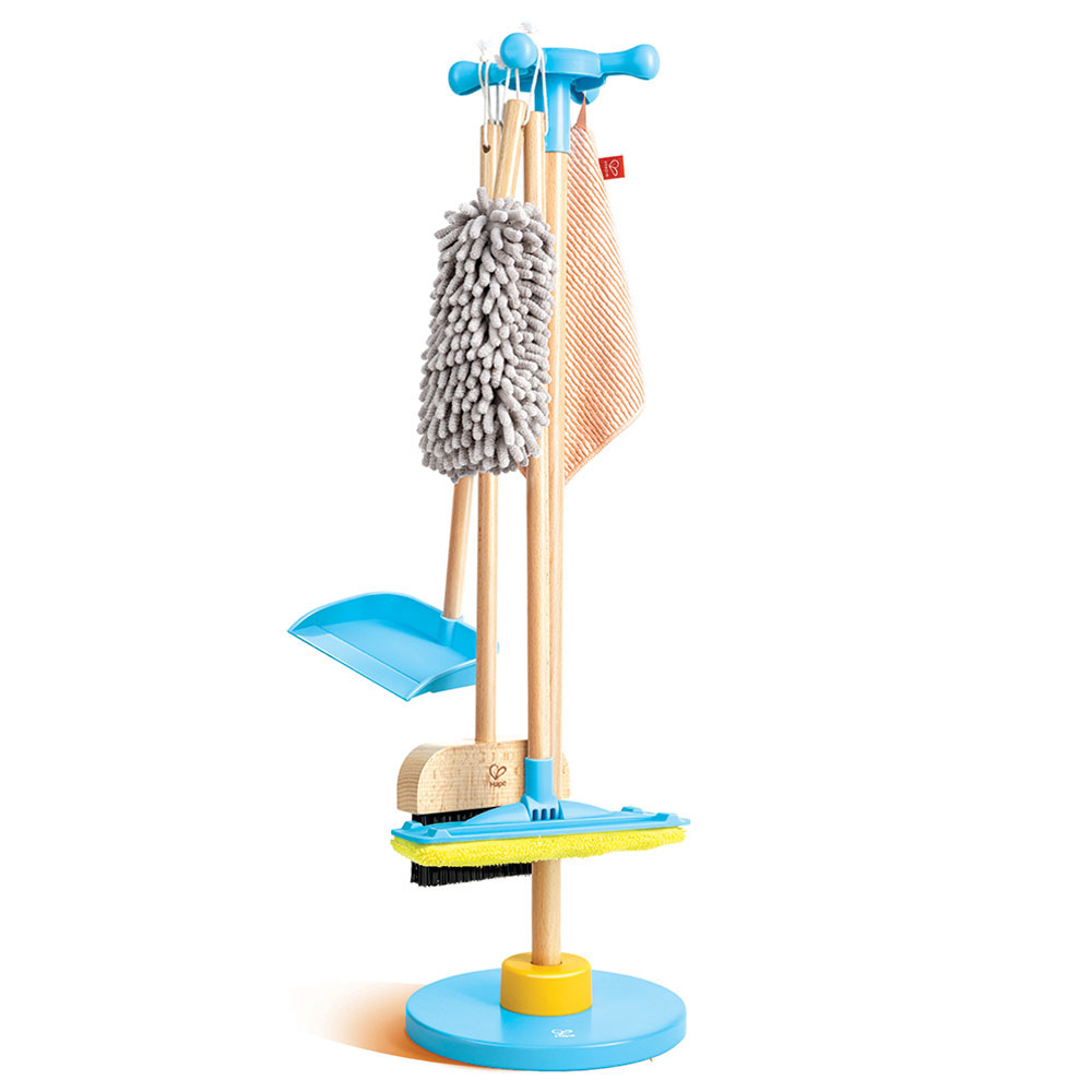 Hape Clean-Up Broom Set Playroom Cleaning Playset - 6pcs