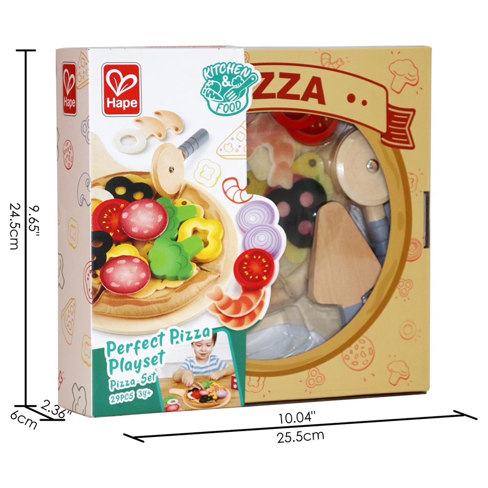 Hape - Perfect Pizza Playset - Food Playset