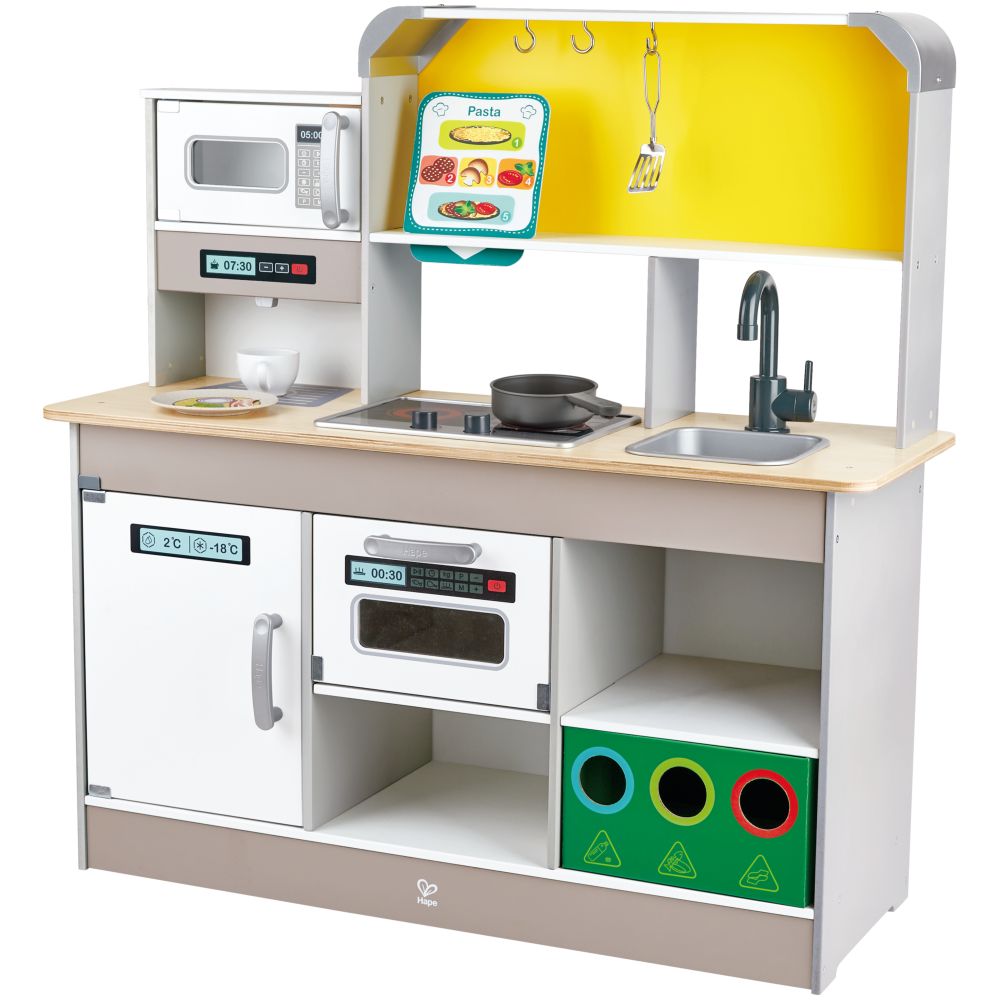 Hape - Deluxe Kitchen Playset With Fan Fryer