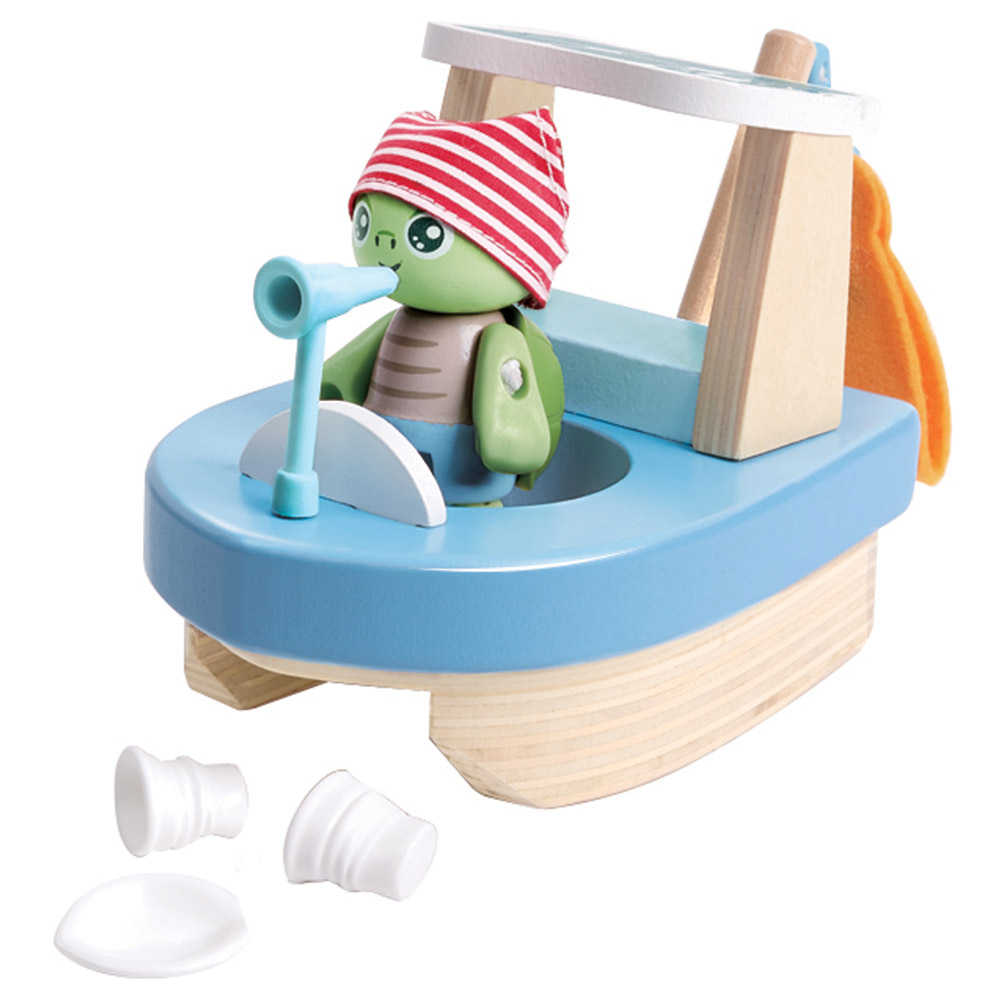 Hape - Green Planet Ocean Rescue Playset With Accessories - 47pcs