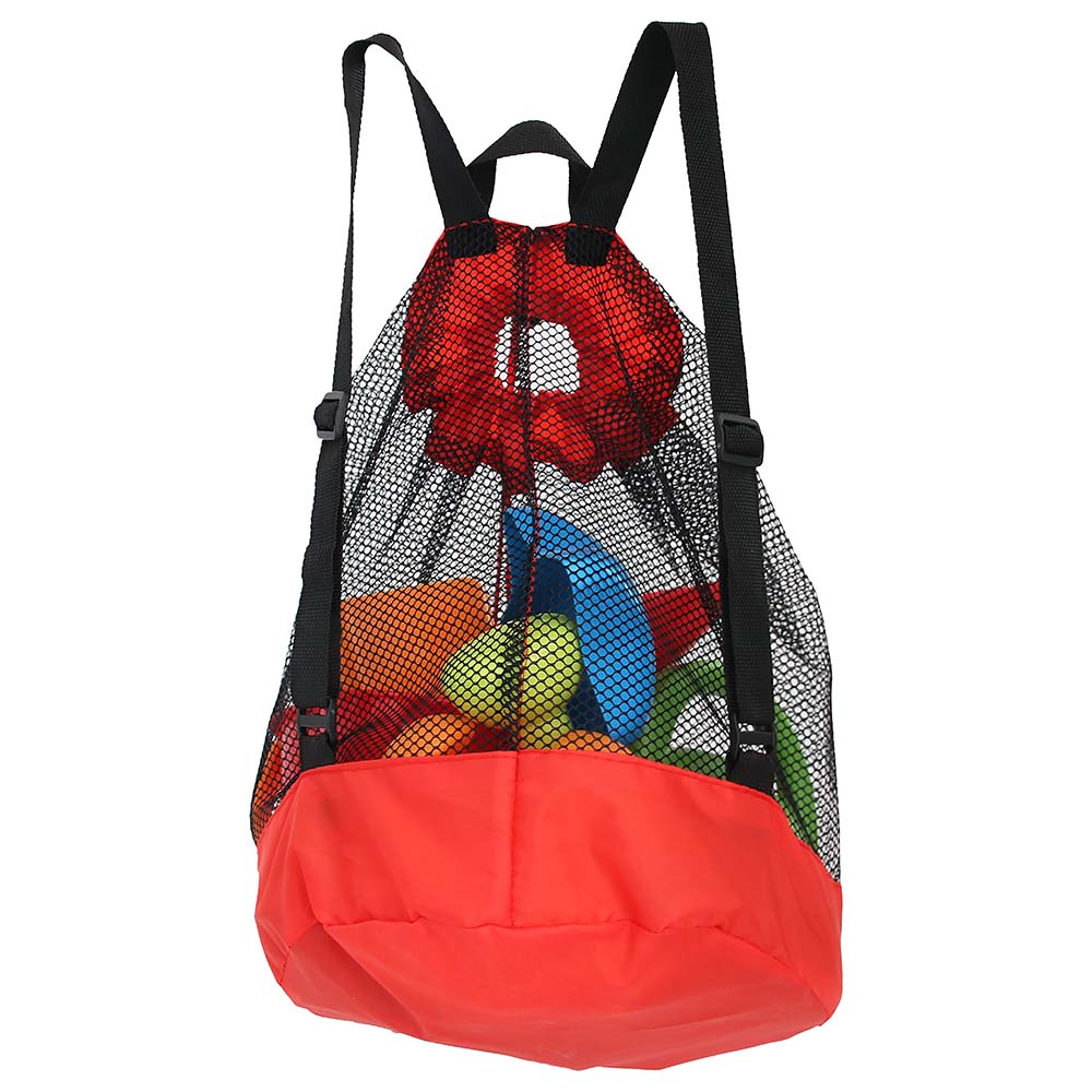 Hape - Beach Sand Essential Pack with Mesh Bag - 11pcs