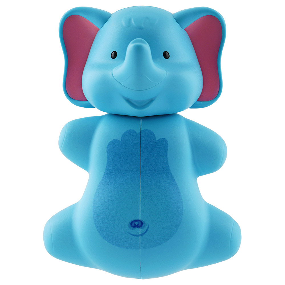 Filpper - Fun Animal Toothbrush With Holder for Kids - Elephant (Colour May Vary)