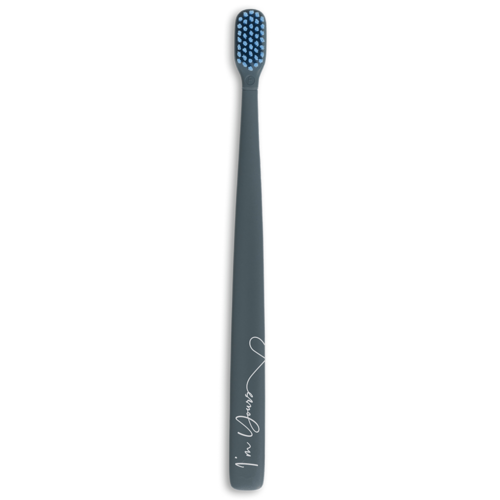 Flipper - 2-in-1 Toothbrush With Cover for Couple - Grey & Red