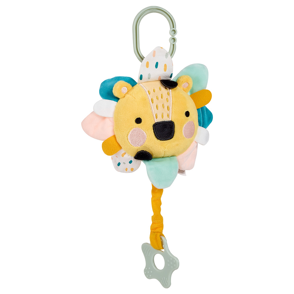 Eurekakids - Cucu Hanging Musical Plush Toy With Star Teether - Lion