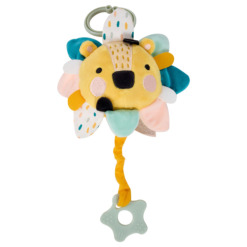 Eurekakids - Cucu Hanging Musical Plush Toy With Star Teether - Lion