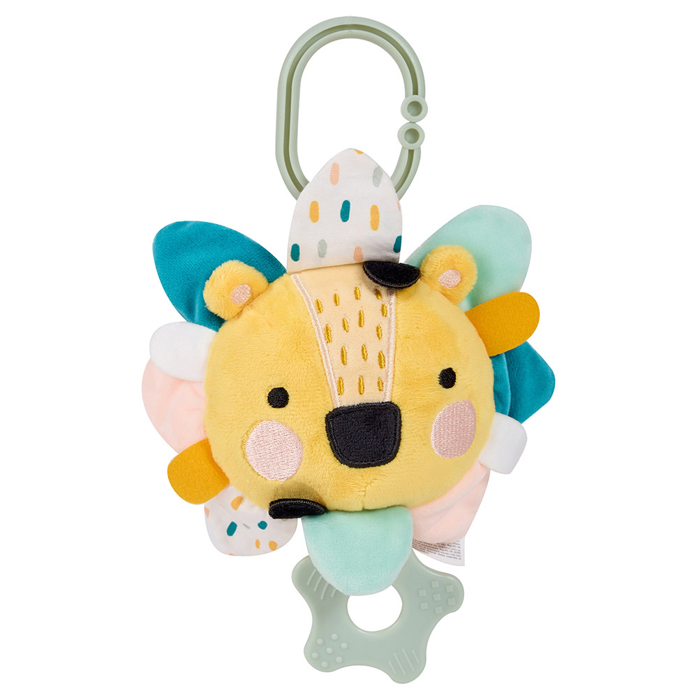 Eurekakids - Cucu Hanging Musical Plush Toy With Star Teether - Lion