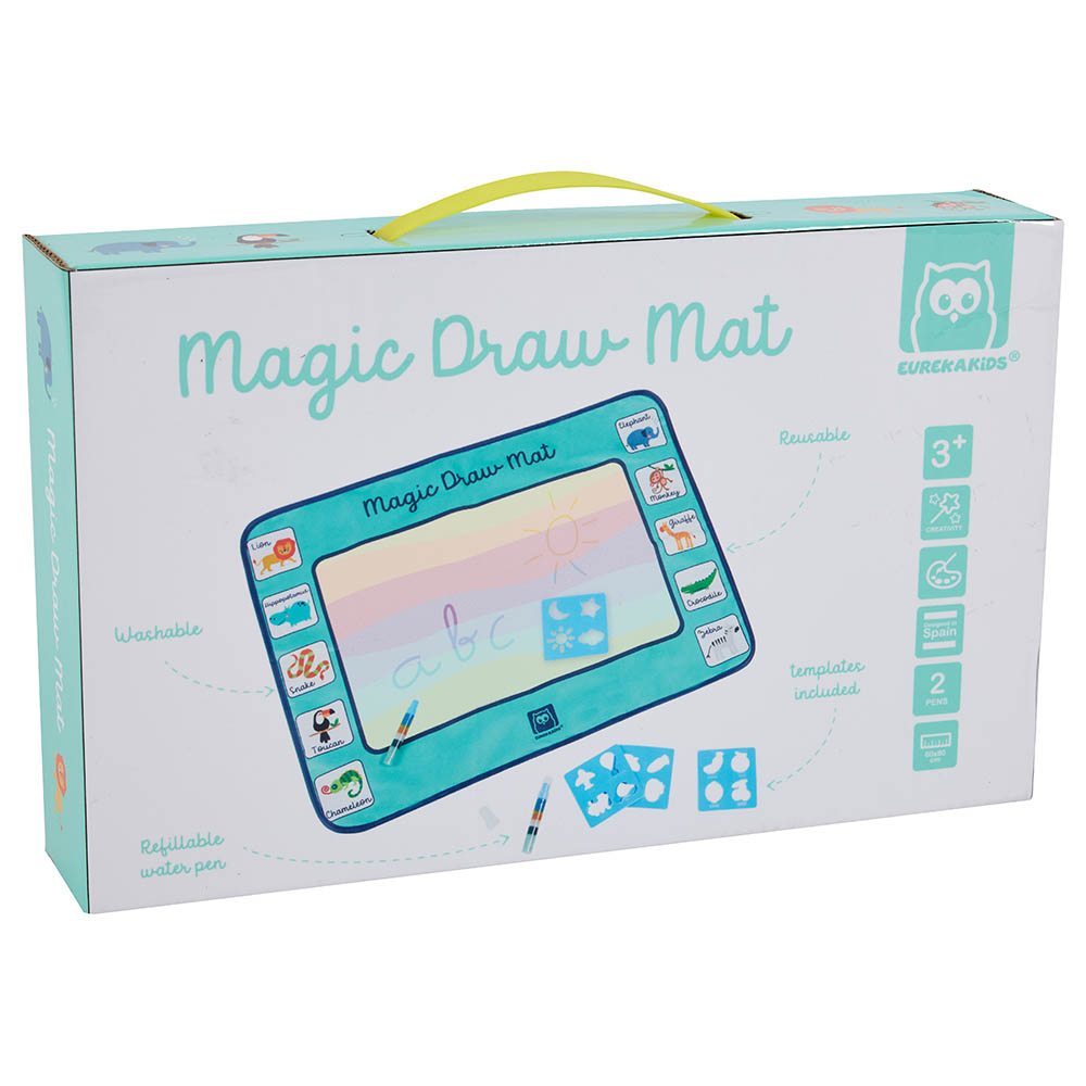 Eurekakids - Water Painting Magic Draw Activity Mat - 60x80 cm