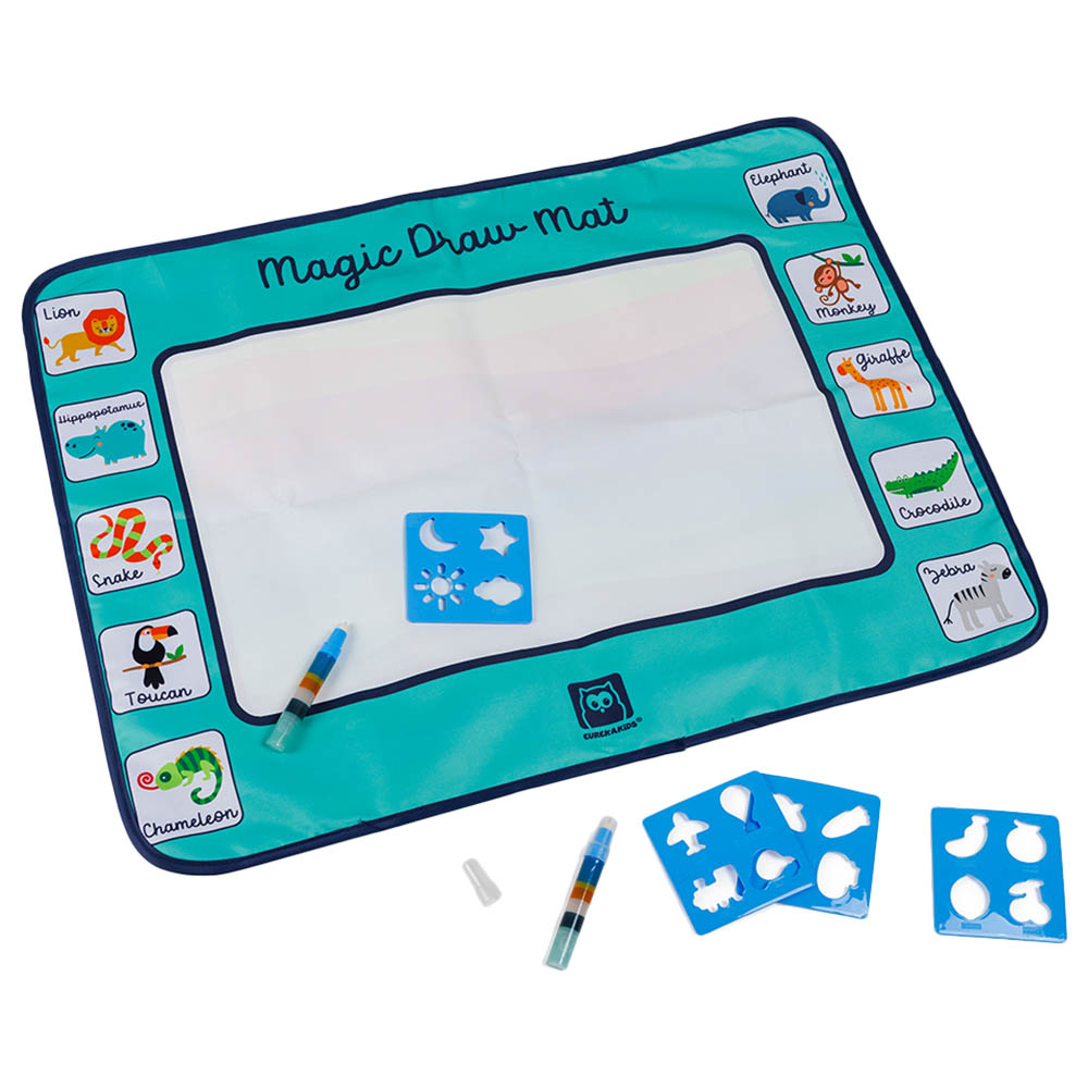 Eurekakids - Water Painting Magic Draw Activity Mat - 60x80 cm
