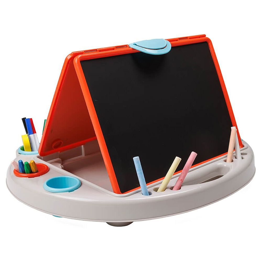 Eurekakids - 4-In-1 Foldable Art Table With Accessories
