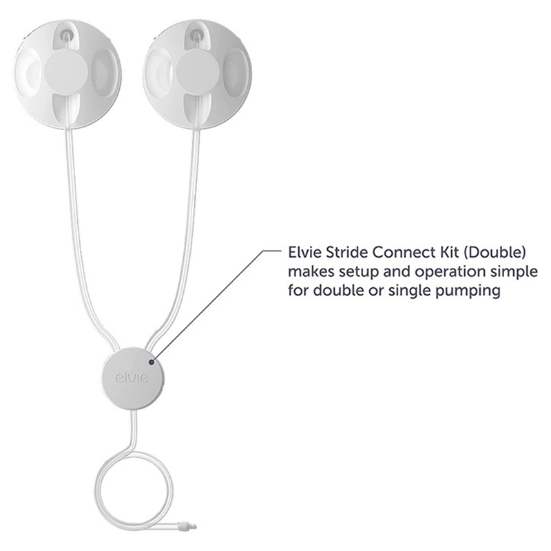 Elvie - Stride Double Breast Pump Connect Kit Only