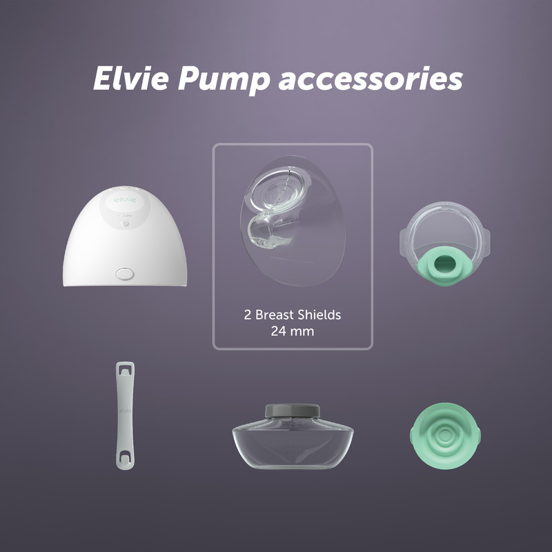 Elvie - Breast Pump Shield Only - 24mm - 2pcs