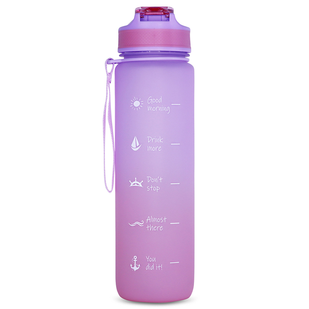 Anemoss - Sailor Girl Pattern Tritan Water Bottle - 1000 ml