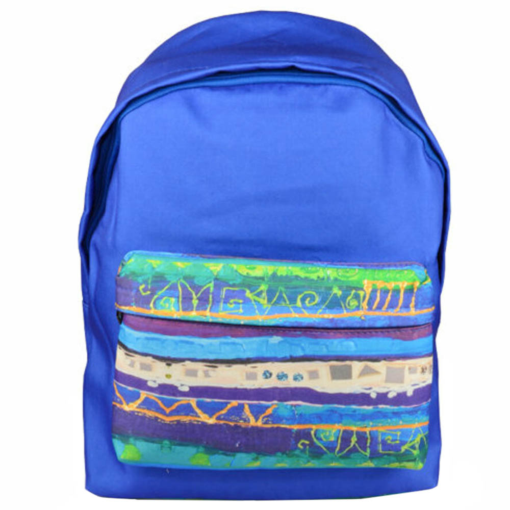 BiggDesign - Evil Eye Backpack, Blue - 17-Inch/43cm