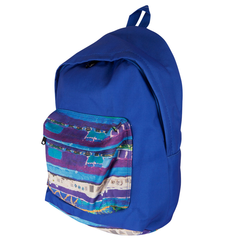 BiggDesign - Evil Eye Backpack, Blue - 17-Inch/43cm