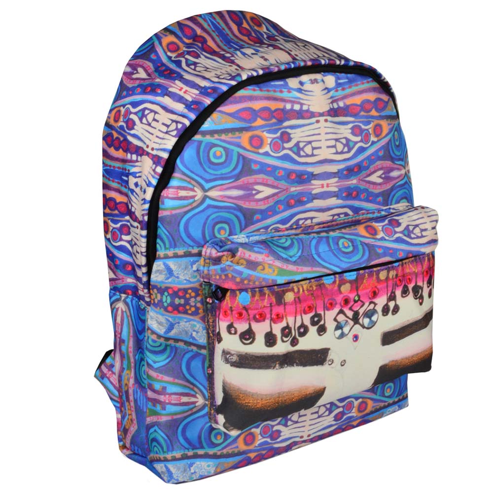 BiggDesign - Mavi Su Backpack, Blue - 17-Inch/43cm