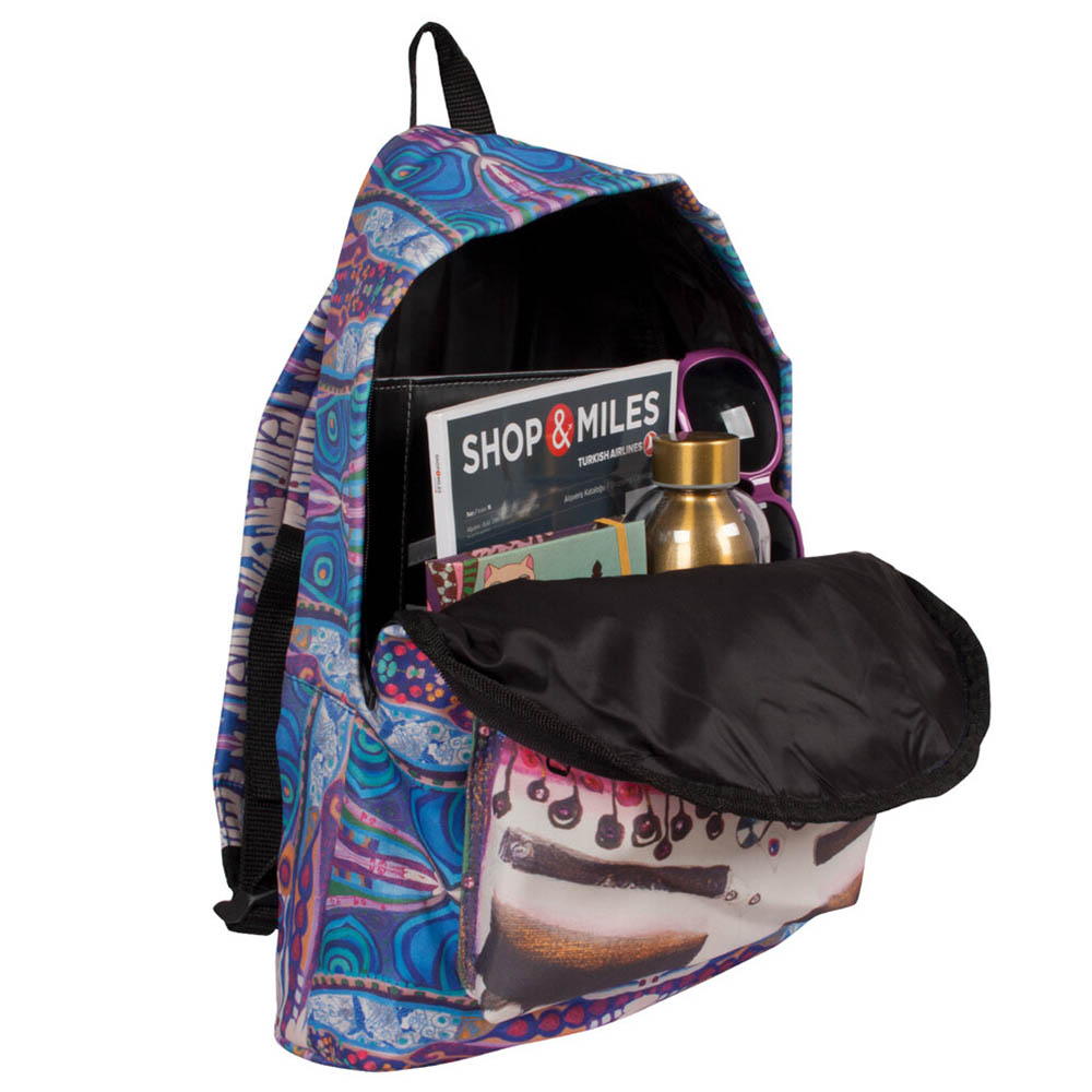 BiggDesign - Mavi Su Backpack, Blue - 17-Inch/43cm