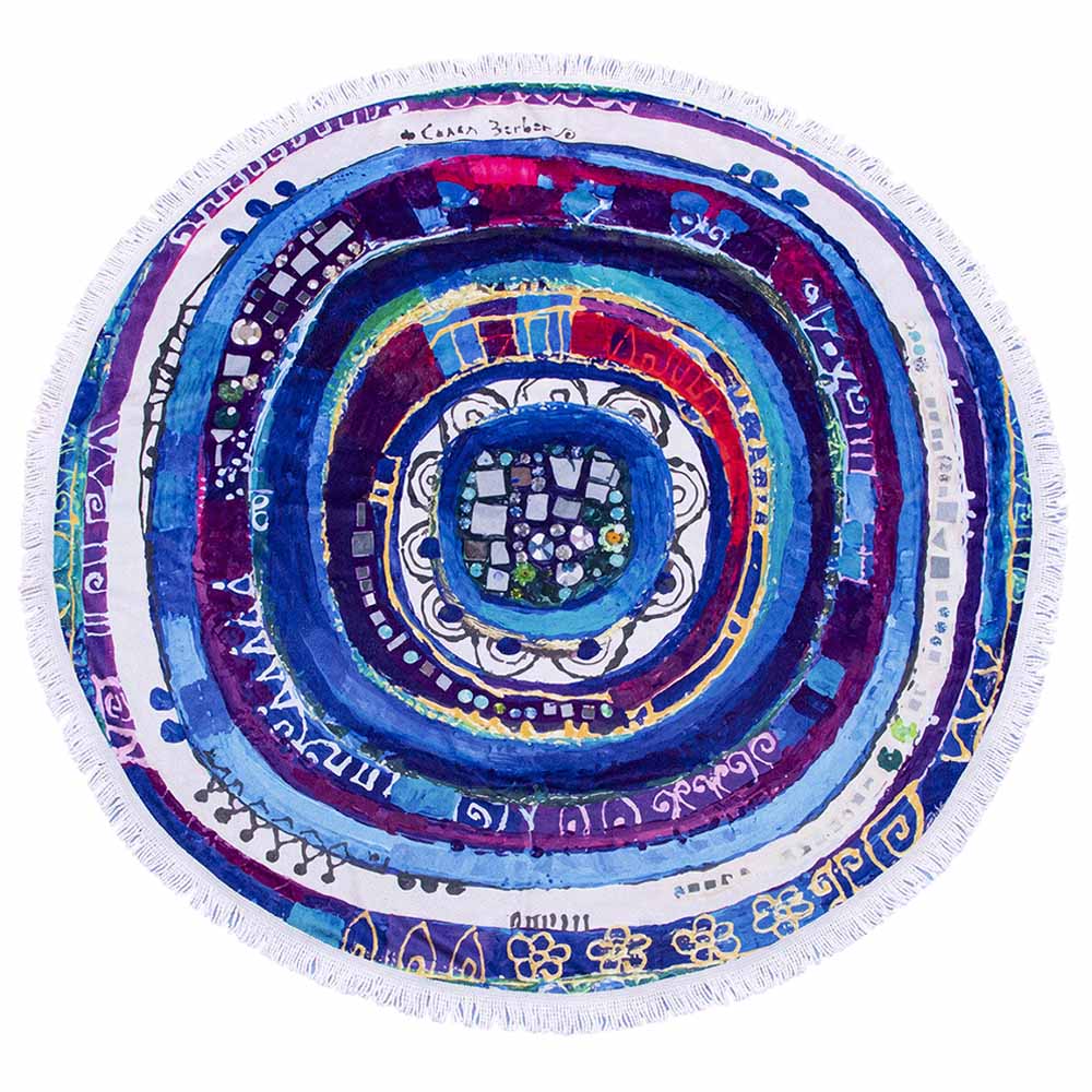Bigg Design Evil Eye Round Beach Towel