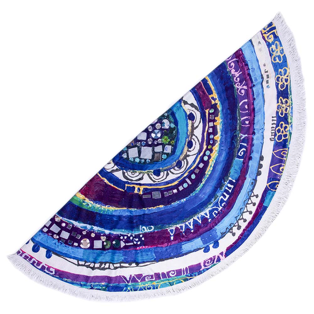 Bigg Design Evil Eye Round Beach Towel