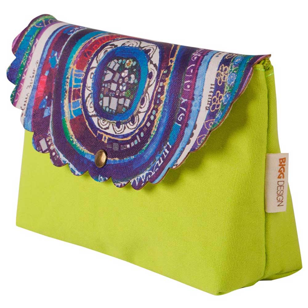BiggDesign - Evil Eye Denim Makeup Bag