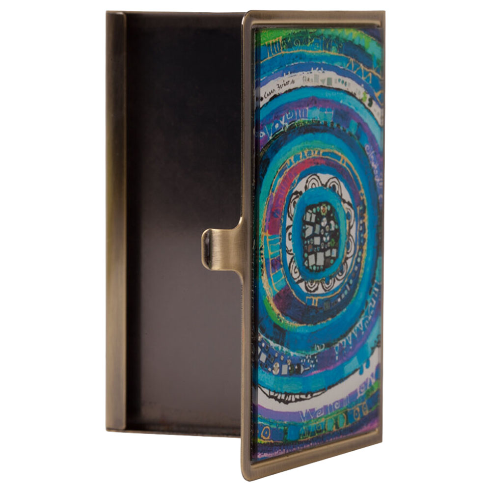 BiggDesign - Evil Eye Metal Cover Card Holder