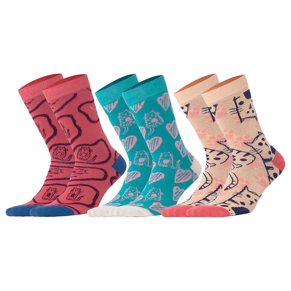 Biggdesign - Cats Women Socket Socks - Pack Of 5