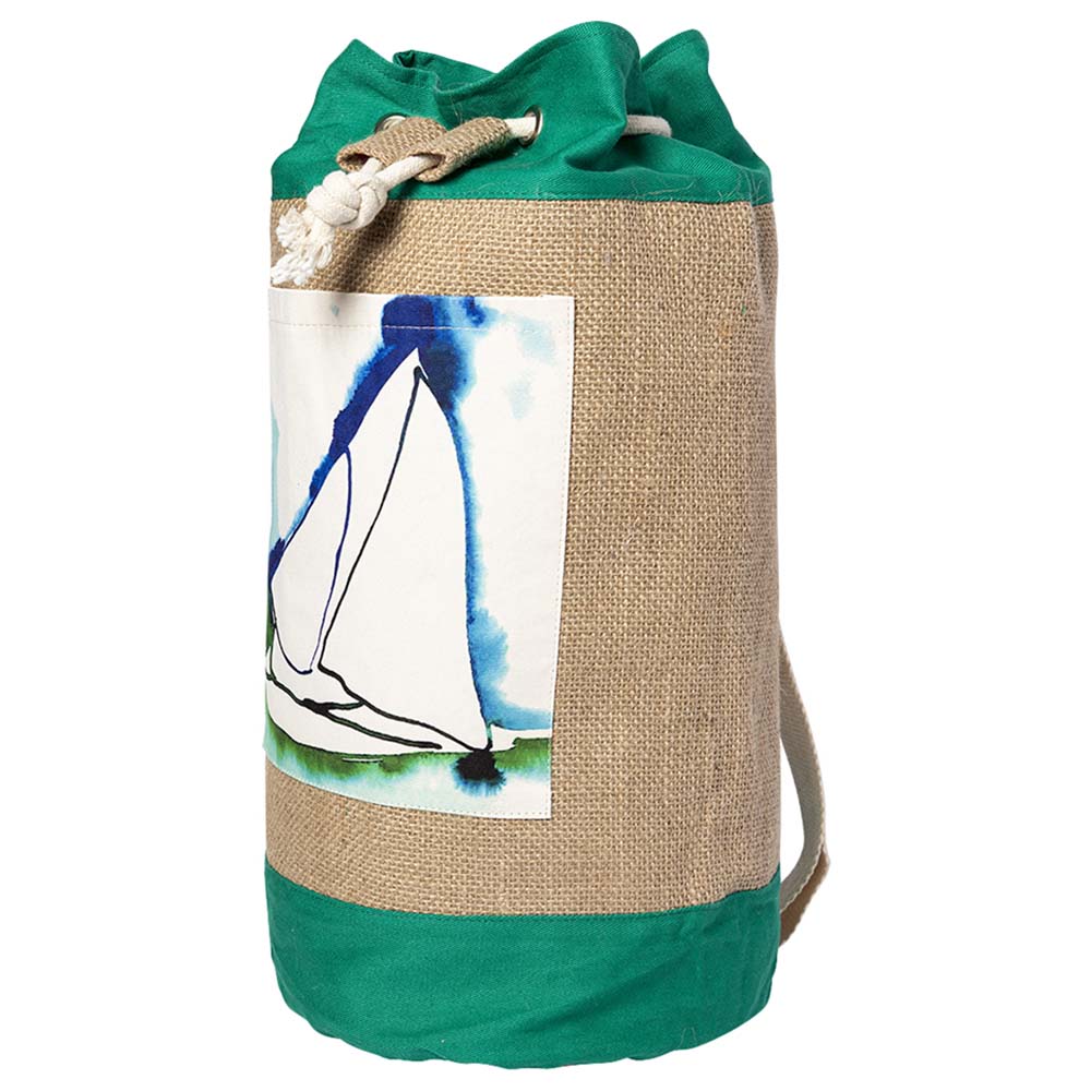 Anemoss - Sailboat Jute Bag