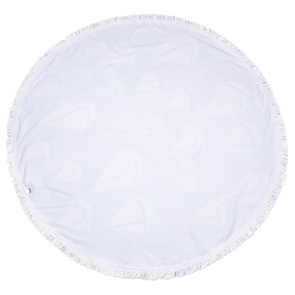 Anemoss - Sailboat Round Beach Towel