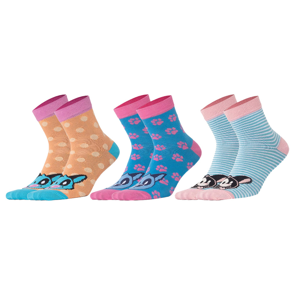 Biggdesign - Dogs Women Socket Socks - Pack Of 5