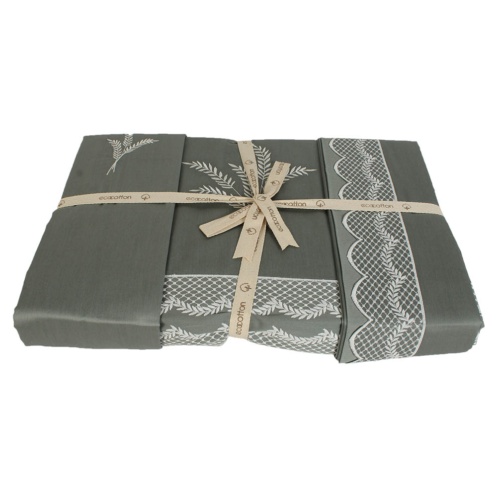 Ecocotton - Ekin Ecolarge Duvet Set 240 x 260 cm - Grey
