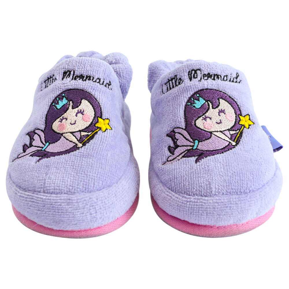 Milk&moo Kids House Slippers Little Mermaid - Purple