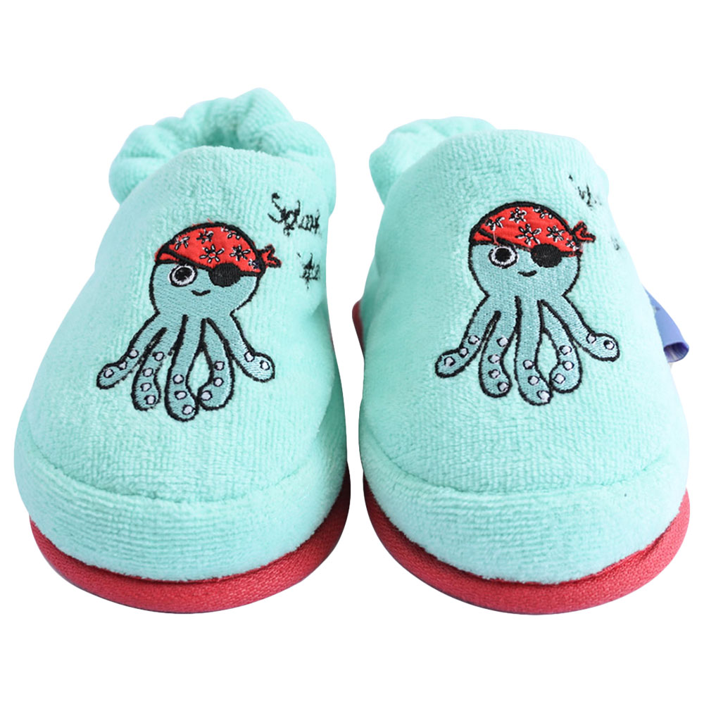 Milk&moo Kids House Slippers Sailor Octopus - Blue
