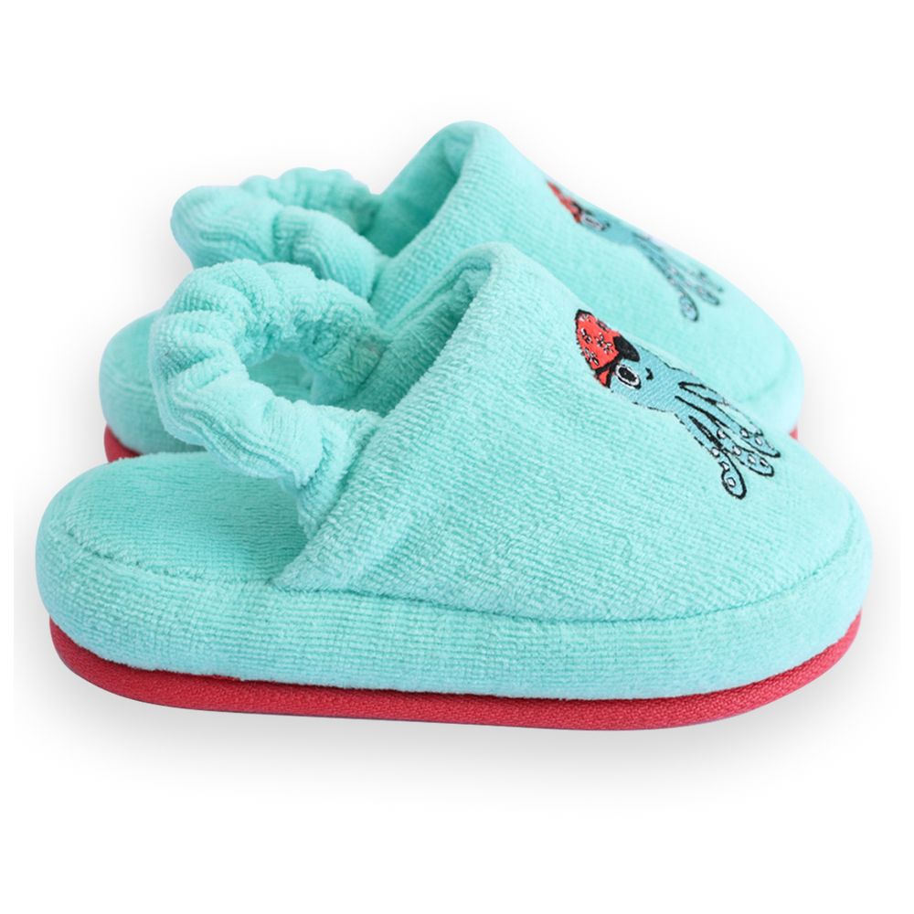 Milk&moo Kids House Slippers Sailor Octopus - Blue