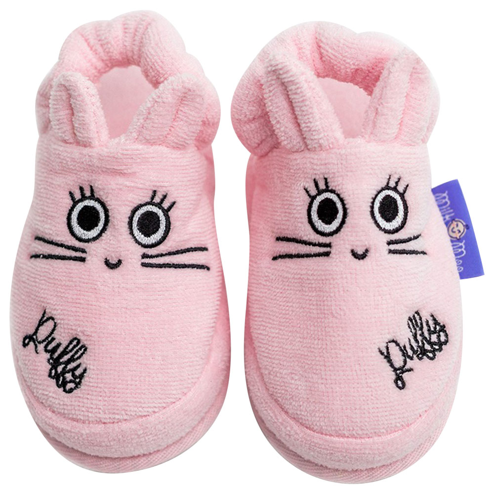 Milk&moo Chancin Rabbit Toddler Slippers - Pink