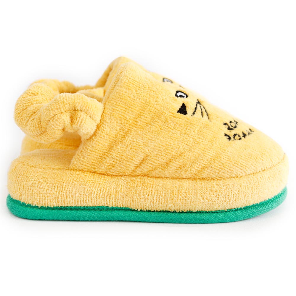 Milk&moo Skater Cheetah Kids Slippers - Yellow