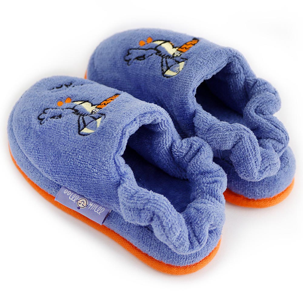 Milk&moo Flying Toucan Kids Slippers - Blue