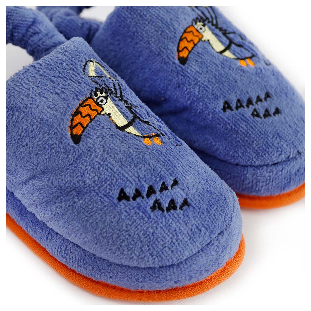 Milk&moo Flying Toucan Kids Slippers - Blue