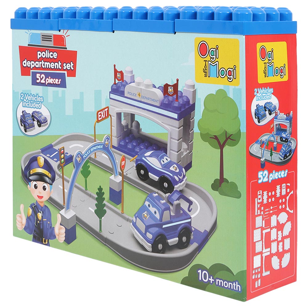 Ogi Mogi - Police Car Set 52pcs