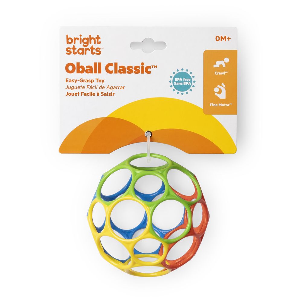 Bright Starts - Oball Classic Easy Grasp Toy 4-inch