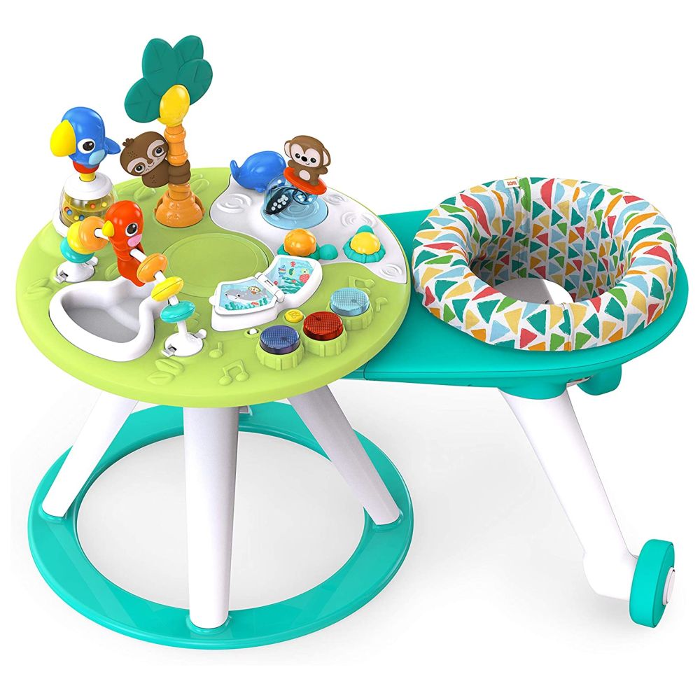 Bright Starts Around We Go 2-In-1 - Walk-Around Activity Center & Table 2-In-1