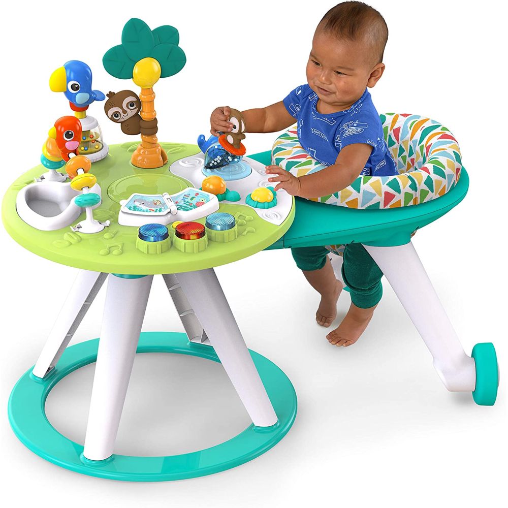 Bright Starts Around We Go 2-In-1 - Walk-Around Activity Center & Table 2-In-1