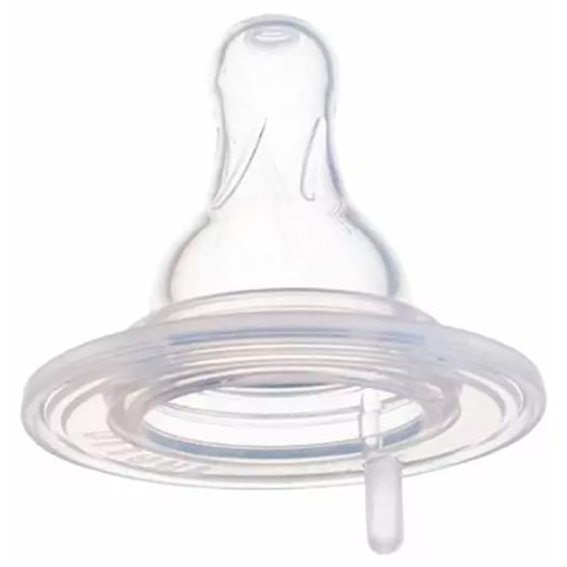 Farlin - Anti-Colic Silicon Nipple Wide Neck - S - Clear
