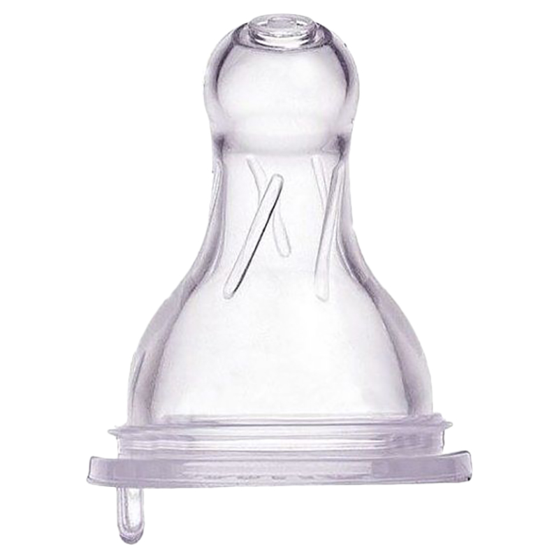 Farlin - Anti-Colic Silicon Nipple Wide Neck - S - Clear