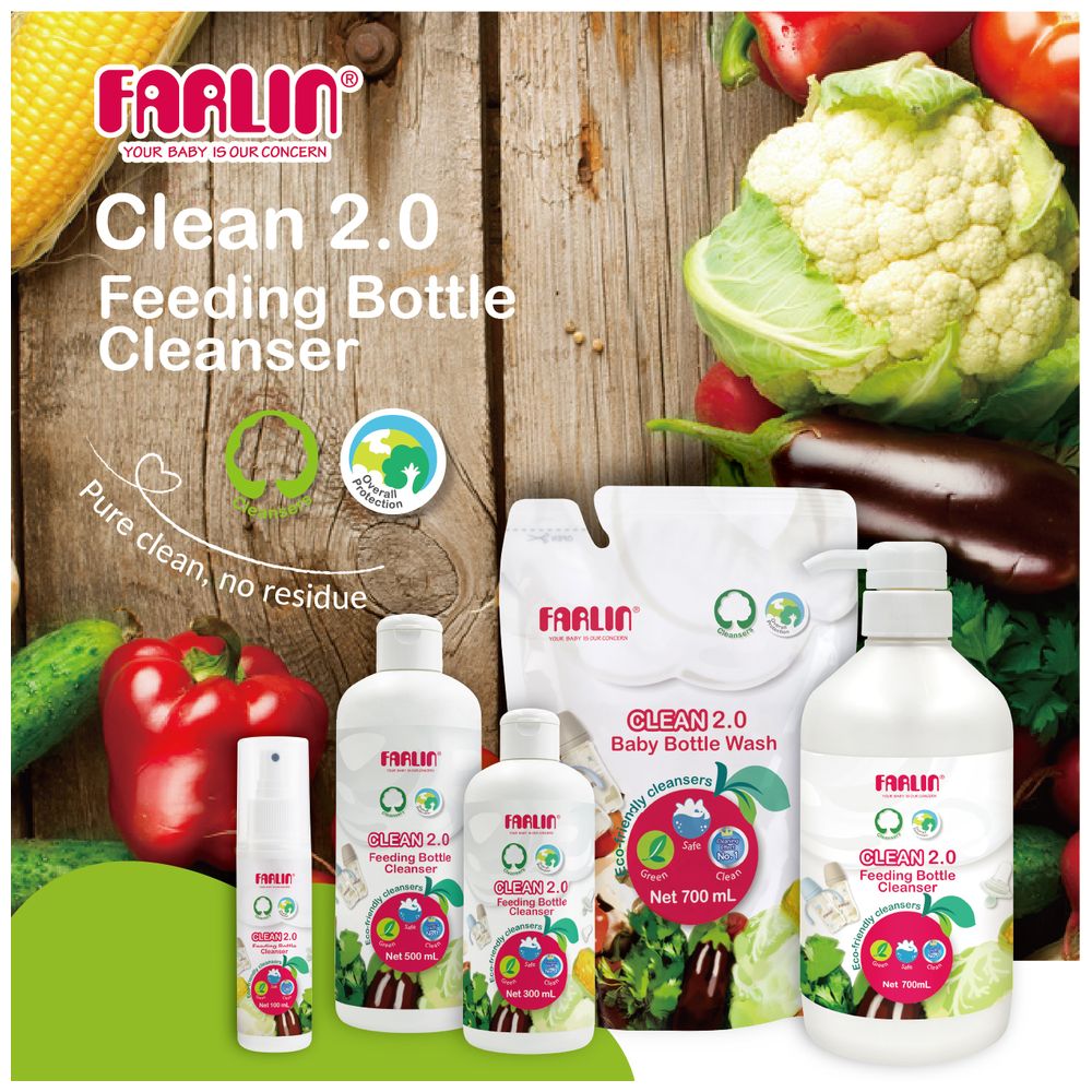 Farlin - Clean 2.0 Baby Bottle Wash 700ml