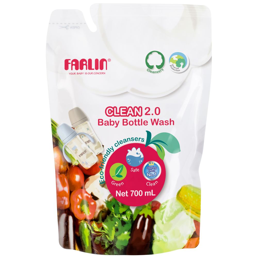 Farlin - Clean 2.0 Baby Liquid Cleanser Refill Pack 700ml