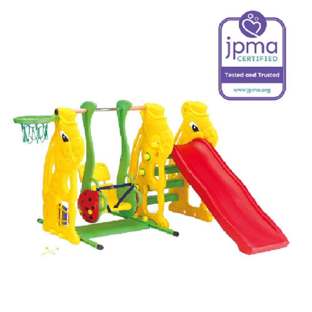 Ching Ching - Rabbit Slider Plus Ladybug Swing Yellow
