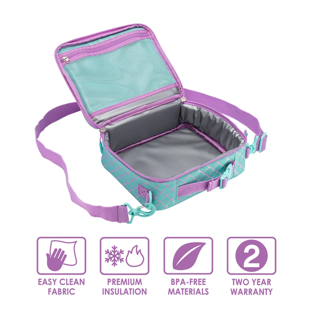 Bentgo - Kids Prints Insulated Lunch Bag - Mermaid