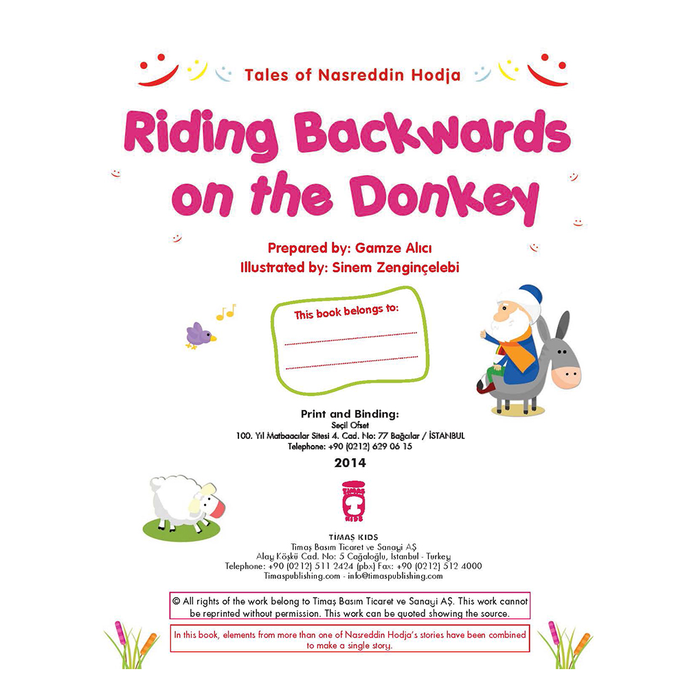 Tales From Nasreddin Hodja Riding Backwards on the Donkey