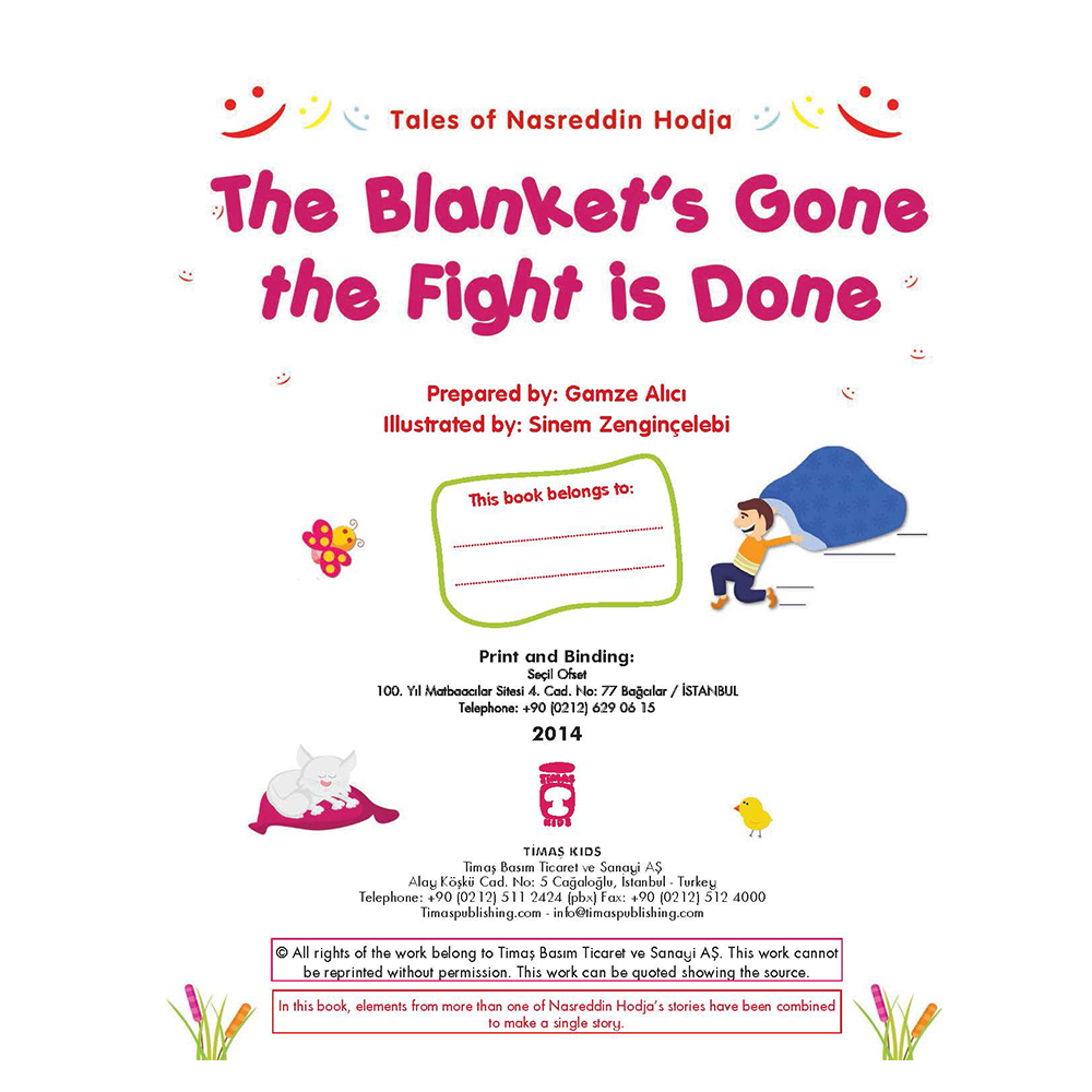 Tales of Nasreddin Hodja The Blanket's Gone the Fight is Done